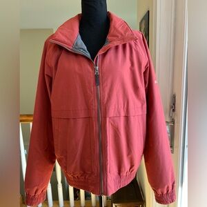 COLUMBIA‎ BRICK RED ZIPPERED MEDIUM WEIGHT JACKET